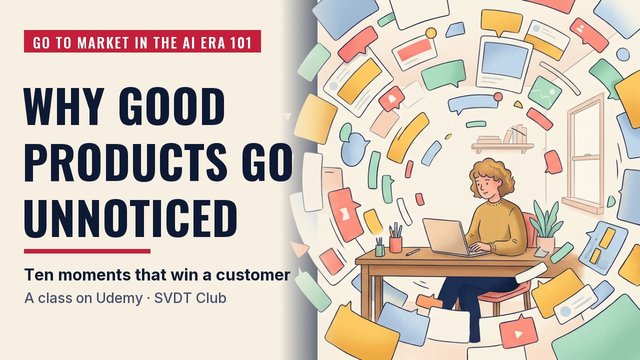 Go to Market in the AI Era 101: why good products go unnoticed